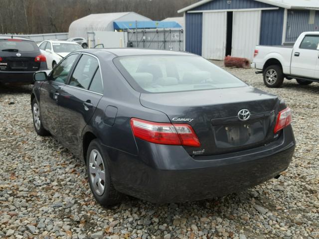 4T1BE46K78U224196 - 2008 TOYOTA CAMRY CE CHARCOAL photo 3