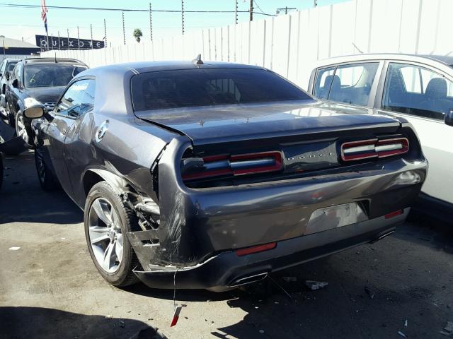 2C3CDZAG1FH740313 - 2015 DODGE CHALLENGER GRAY photo 3