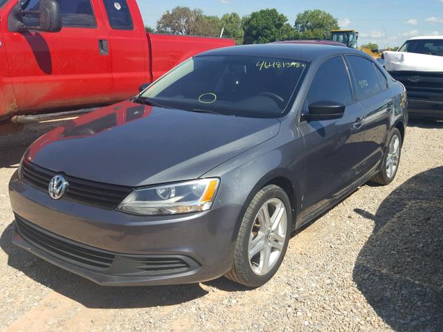 3VW1K7AJ4DM263039 - 2013 VOLKSWAGEN JETTA BASE Գրաֆիտ լուսանկար 2