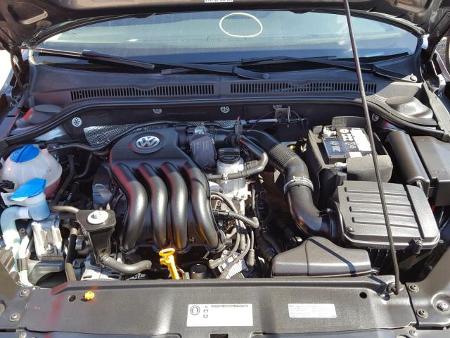 3VW1K7AJ4DM263039 - 2013 VOLKSWAGEN JETTA BASE Գրաֆիտ լուսանկար 7