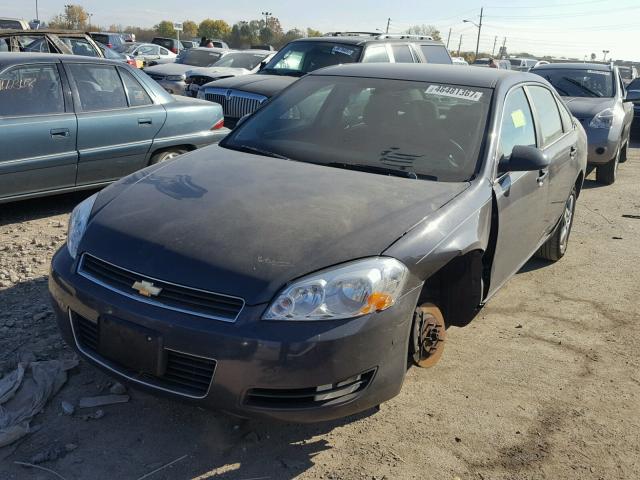 2G1WB58K181302266 - 2008 CHEVROLET IMPALA LS BLUE photo 2