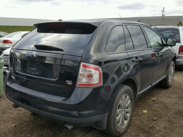 2FMDK49C77BB24867 - 2007 FORD EDGE SEL P BLACK photo 4