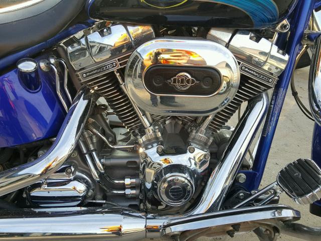 1HD1PY917BB957712 - 2011 HARLEY-DAVIDSON FLSTSE2 BLUE photo 7