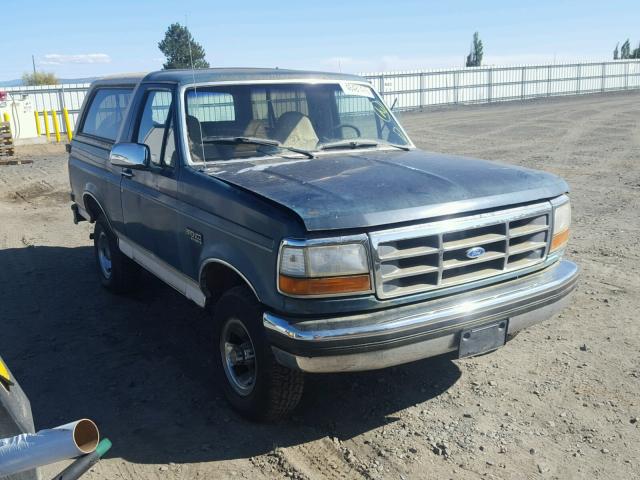 1FMEU15H9PLA41021 - 1993 FORD BRONCO U10 GREEN photo 1