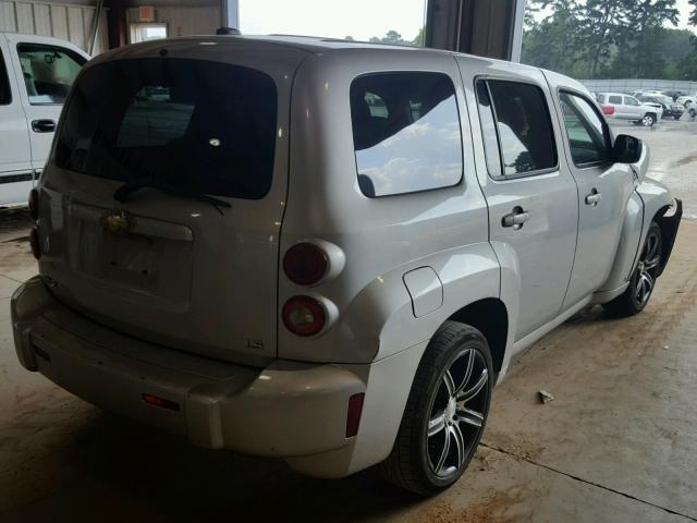3GNCA13D48S659953 - 2008 CHEVROLET HHR LS Plata foto 4