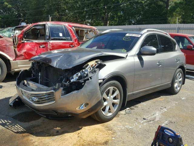 JNKAJ09E08M300382 - 2008 INFINITI EX35 BASE GRAY photo 2