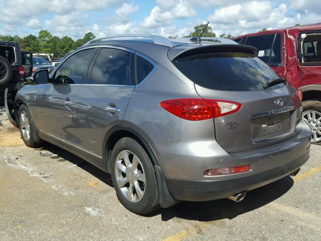 JNKAJ09E08M300382 - 2008 INFINITI EX35 BASE GRAY photo 3