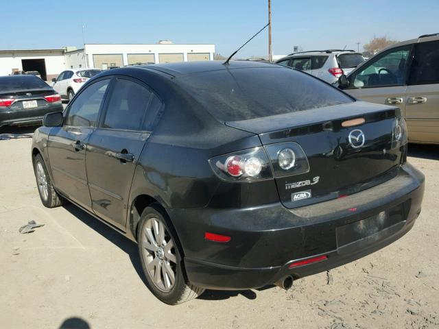 JM1BK32F071761167 - 2007 MAZDA 3 I BLACK photo 3