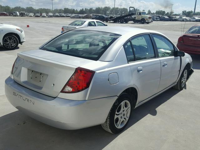 1G8AJ54F85Z108800 - 2005 SATURN ION LEVEL SILVER photo 4