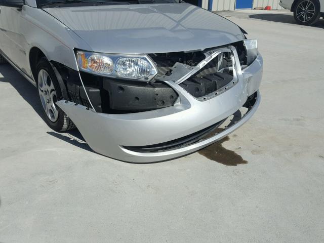1G8AJ54F85Z108800 - 2005 SATURN ION LEVEL SILVER photo 9