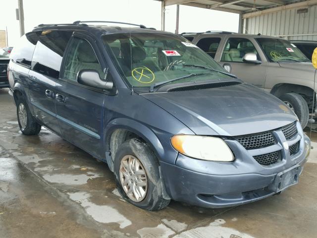 2B4GP44361R275348 - 2001 DODGE GRAND CARA BLUE photo 1