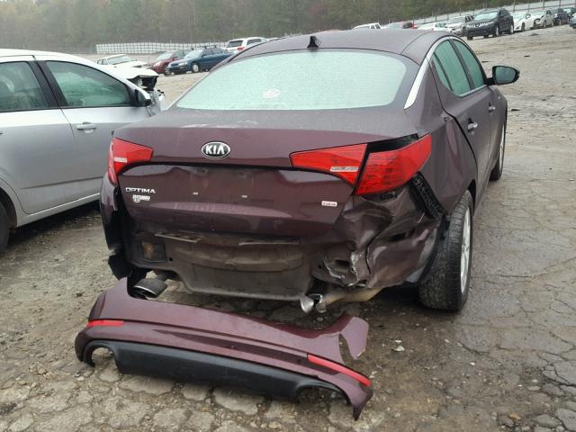 5XXGM4A73DG143017 - 2013 KIA OPTIMA LX PURPLE photo 9