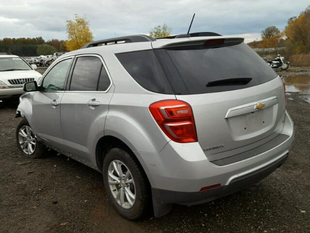 2GNALCEK5H1566797 - 2017 CHEVROLET EQUINOX LT SILVER photo 3