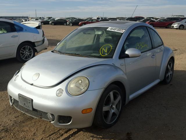 3VWFE21C03M427533 - 2003 VOLKSWAGEN NEW BEETLE SILVER photo 2