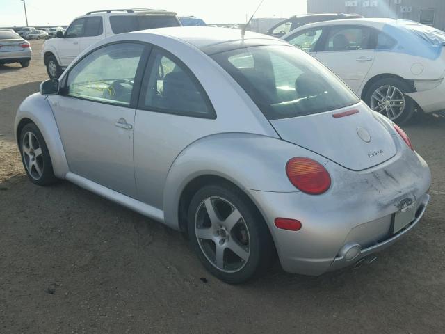 3VWFE21C03M427533 - 2003 VOLKSWAGEN NEW BEETLE SILVER photo 3