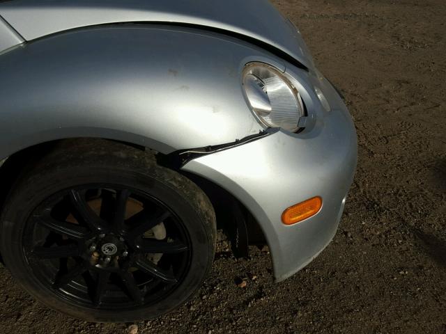 3VWFE21C03M427533 - 2003 VOLKSWAGEN NEW BEETLE SILVER photo 9