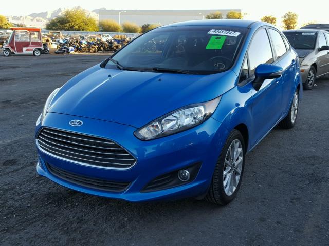 3FADP4BJ2EM106776 - 2014 FORD FIESTA SE BLUE photo 2