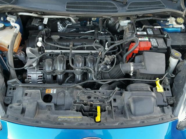 3FADP4BJ2EM106776 - 2014 FORD FIESTA SE BLUE photo 7