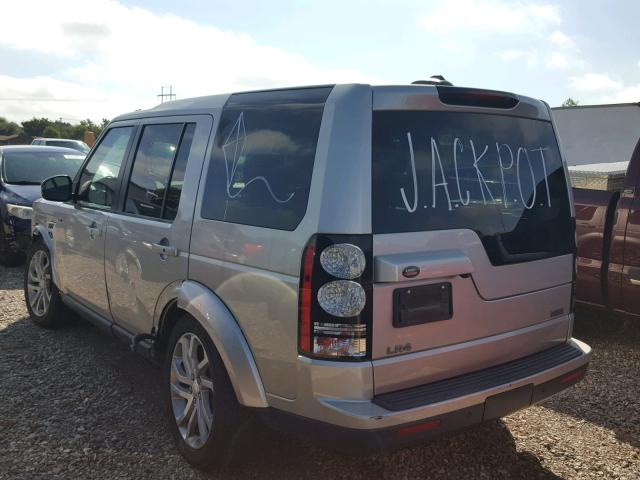 SALAK2V60EA705995 - 2014 LAND ROVER LR4 HSE LU SILVER photo 3