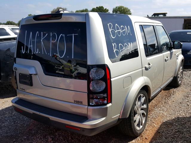 SALAK2V60EA705995 - 2014 LAND ROVER LR4 HSE LU SILVER photo 4