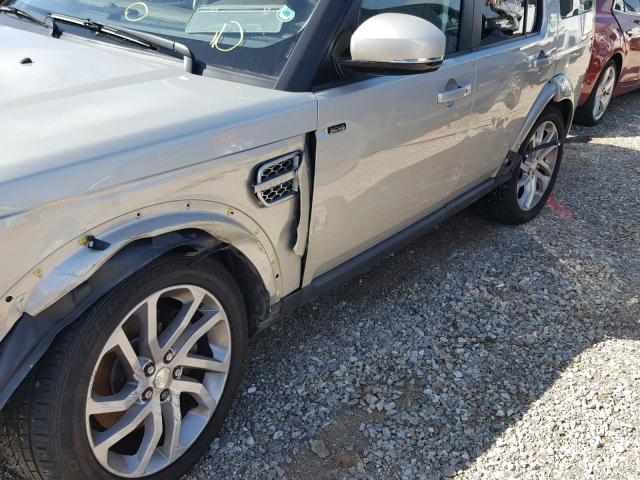 SALAK2V60EA705995 - 2014 LAND ROVER LR4 HSE LU SILVER photo 9