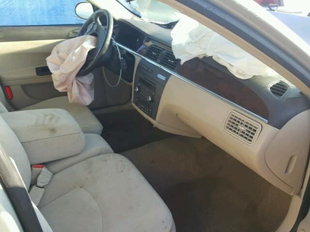 2G4WC582681134687 - 2008 BUICK LACROSSE C BEIGE photo 5