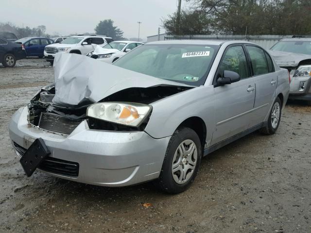 1G1ZS51F66F301100 - 2006 CHEVROLET MALIBU LS SILVER photo 2