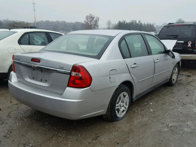 1G1ZS51F66F301100 - 2006 CHEVROLET MALIBU LS ვერცხლისფერი ფოტო 4