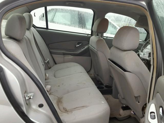 1G1ZS51F66F301100 - 2006 CHEVROLET MALIBU LS ვერცხლისფერი ფოტო 6