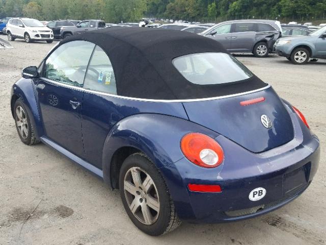 3VWRG31Y46M333264 - 2006 VOLKSWAGEN NEW BEETLE Mavi foto 3