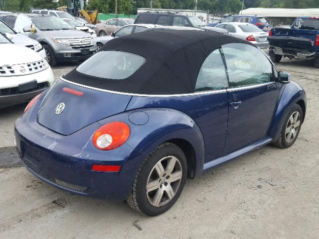 3VWRG31Y46M333264 - 2006 VOLKSWAGEN NEW BEETLE Mavi foto 4
