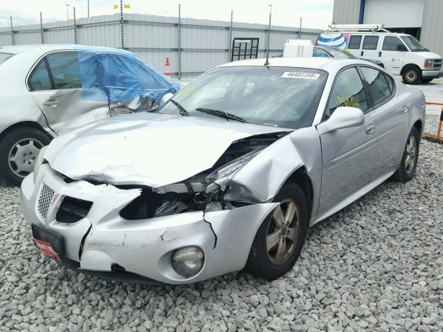 2G2WP522251252186 - 2005 PONTIAC GRAND PRIX Сріблястий фото 2