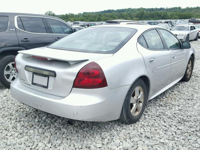 2G2WP522251252186 - 2005 PONTIAC GRAND PRIX Сріблястий фото 4
