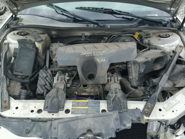 2G2WP522251252186 - 2005 PONTIAC GRAND PRIX Сріблястий фото 7