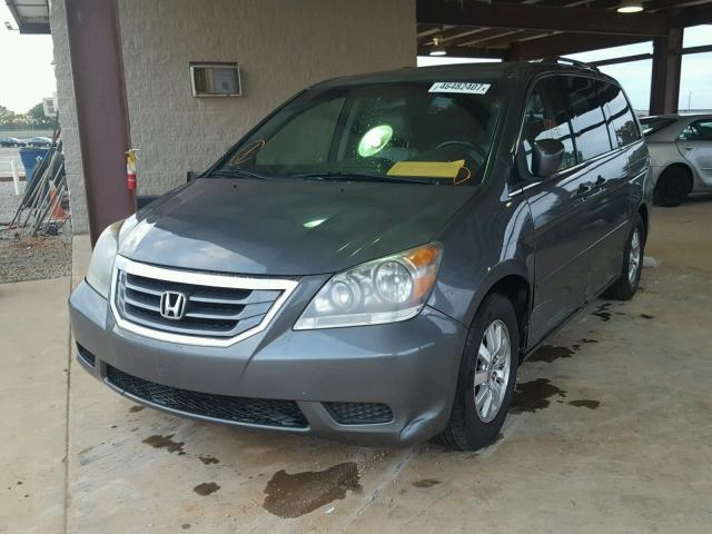 5FNRL38678B110789 - 2008 HONDA ODYSSEY EX GRAY photo 2