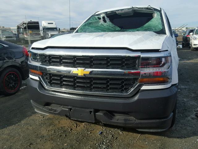 1GCRCNEH8HZ304100 - 2017 CHEVROLET SILVERADO WHITE photo 9