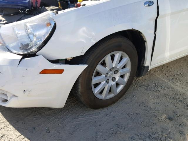 1C3LC46K47N590578 - 2007 CHRYSLER SEBRING WHITE photo 9