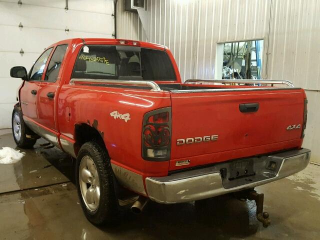 1D7HU18Z82J175180 - 2002 DODGE RAM 1500 RED photo 3