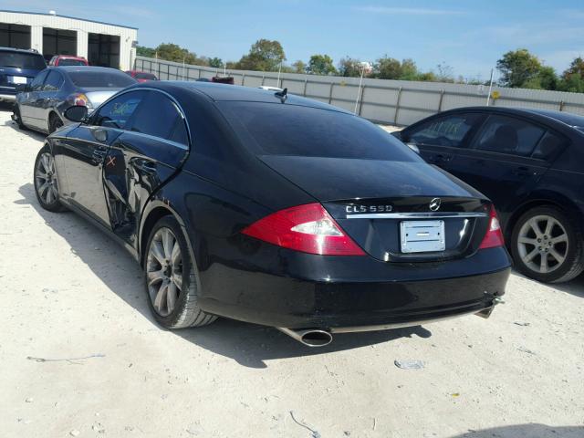 WDDDJ72X28A137129 - 2008 MERCEDES-BENZ CLS 550 BLACK photo 3