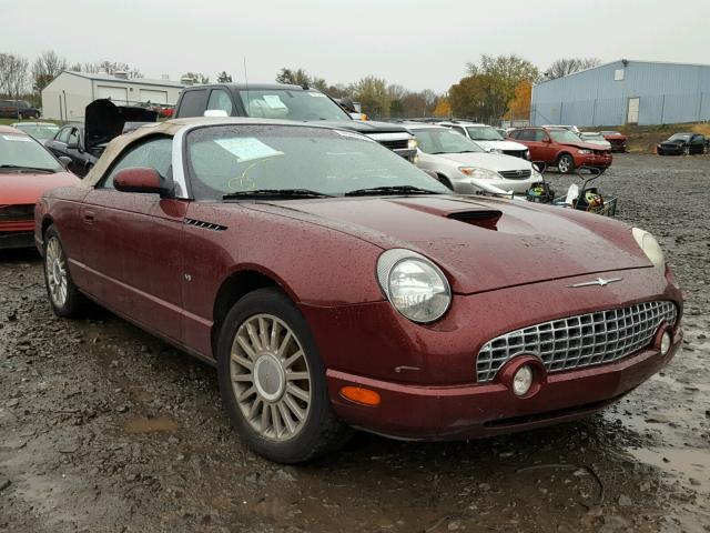 1FAHP60A94Y106700 - 2004 FORD THUNDERBIR MAROON photo 1