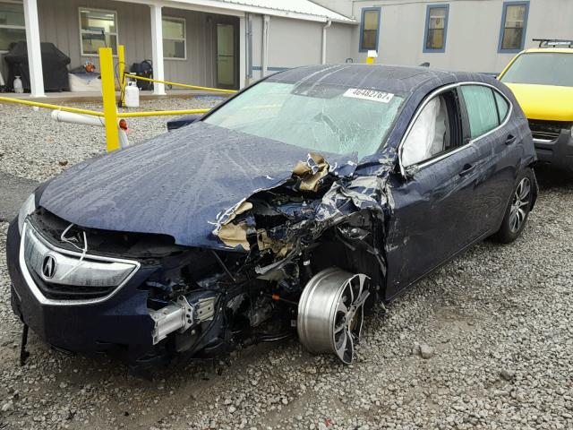 19UUB1F54HA005651 - 2017 ACURA TLX TECH BLUE photo 2