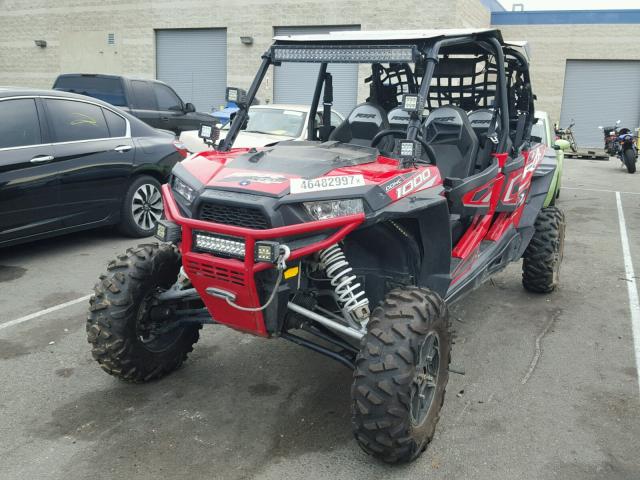 3NSVFE99XFF381951 - 2015 POLARIS RZR XP 4 1 RED photo 2