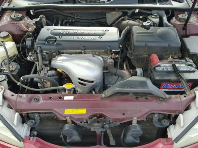 4T1BE30K96U109650 - 2006 TOYOTA CAMRY LE BURGUNDY photo 7