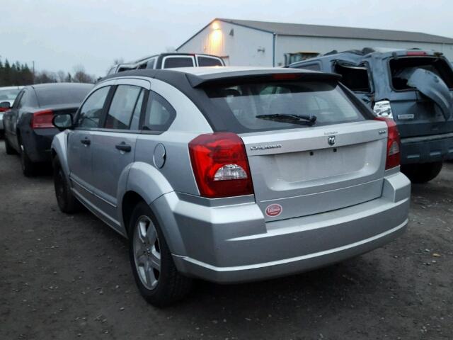 1B3HB48B18D565695 - 2008 DODGE CALIBER SX SILVER photo 3