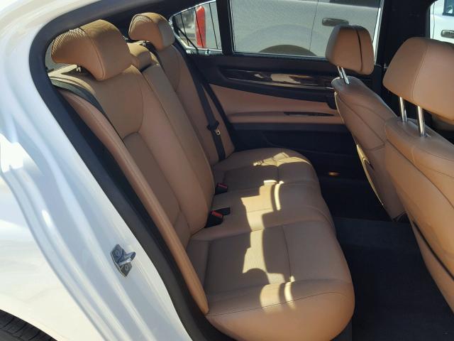 WBAYE8C56DD132542 - 2013 BMW 750LI WHITE photo 6