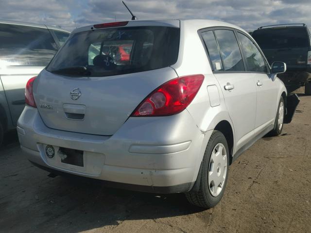 3N1BC13E47L362152 - 2007 NISSAN VERSA S SILVER photo 4