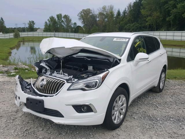 LRBFXBSAXHD149574 - 2017 BUICK ENVISION E WHITE photo 2