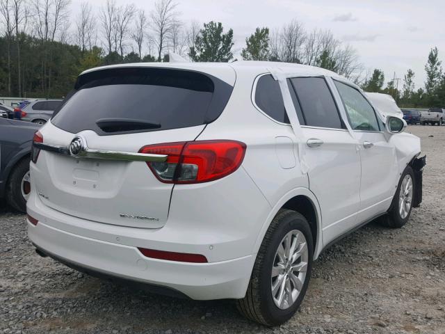 LRBFXBSAXHD149574 - 2017 BUICK ENVISION E WHITE photo 4