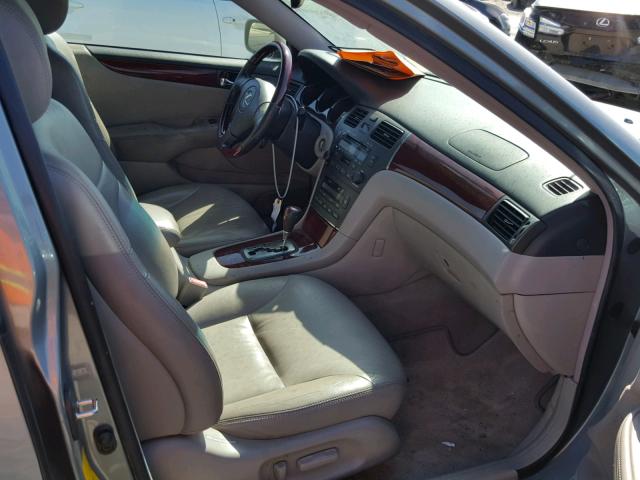 JTHBF30G930107301 - 2003 LEXUS ES 300 GRAY photo 5