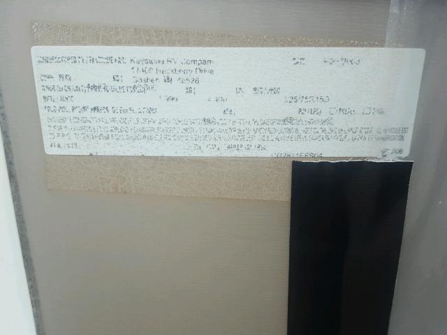 4YDF281284B040904 - 2004 KEYSTONE COUGAR WHITE photo 10